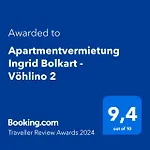 Apartmentvermietung Ingrid Bolkart - Voehlino 2 Apart Otel 3*